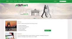 Desktop Screenshot of gut-cert.de